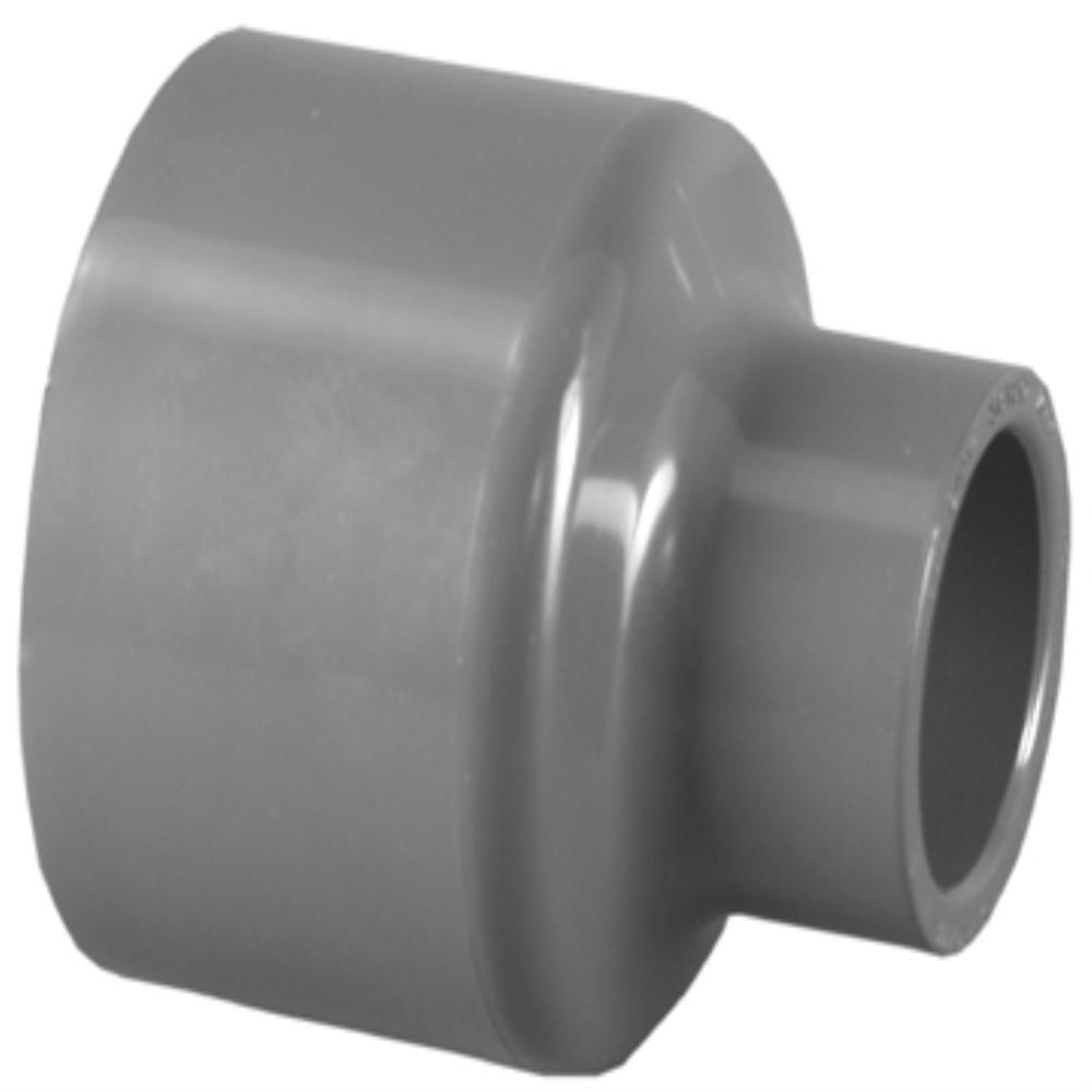Charlotte Pipe 4 in. x 2 in. PVC Schedule 80 S x S Reducer Coupling-PVC
