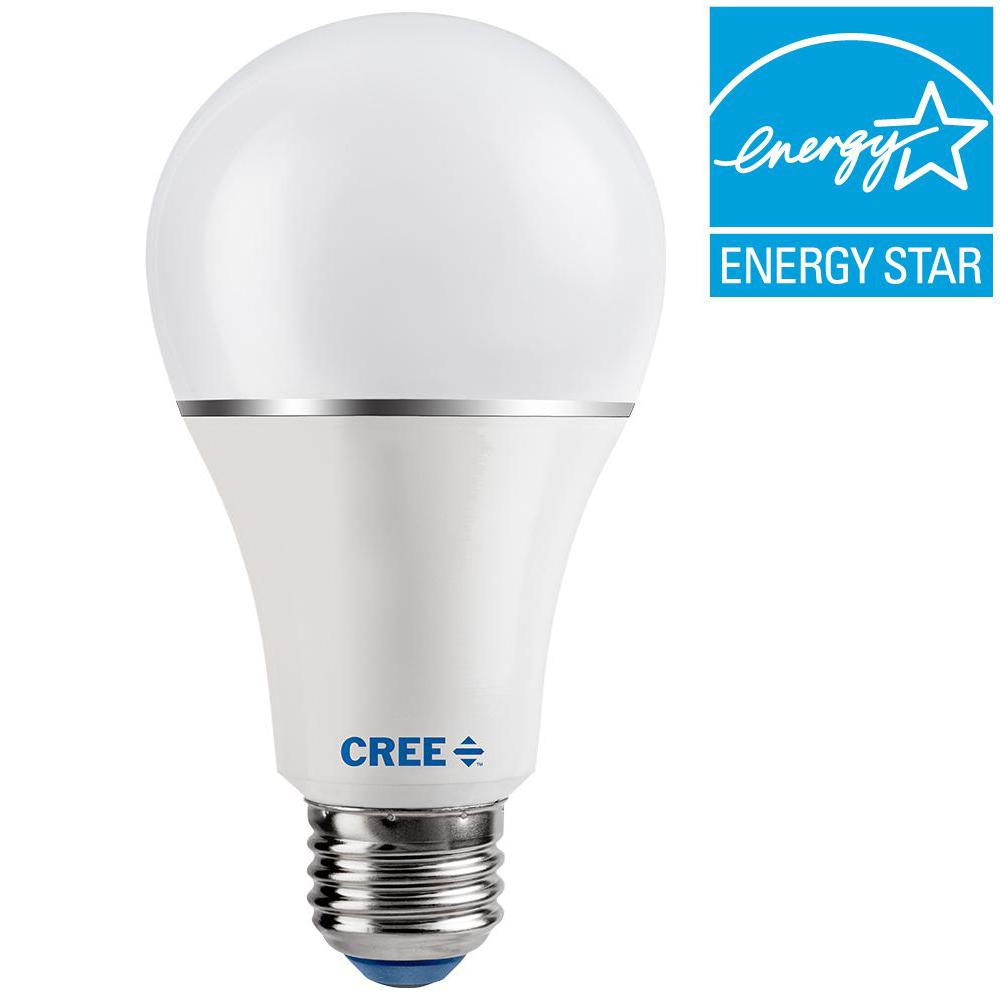Cree 100W Equivalent Daylight (5000K) A21 Dimmable LED Light Bulb ...