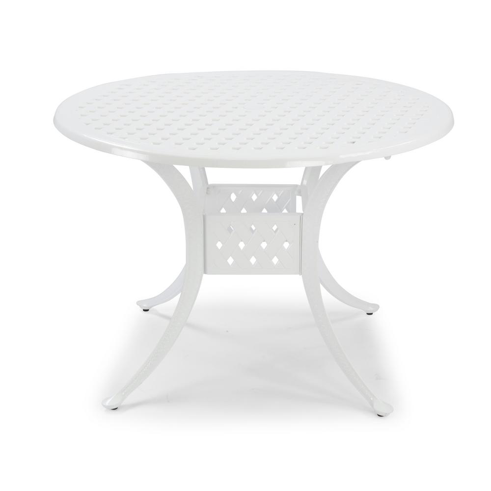 White Patio Dining Tables Patio Tables The Home Depot