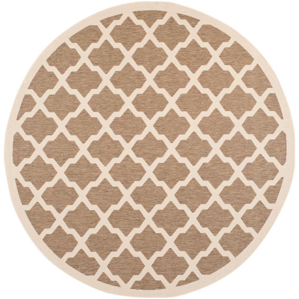 Safavieh Courtyard Brown Bone 7 Ft 10 In X Indoor Safavieh Courtyard Brown Bone 7 Ft 10 In X