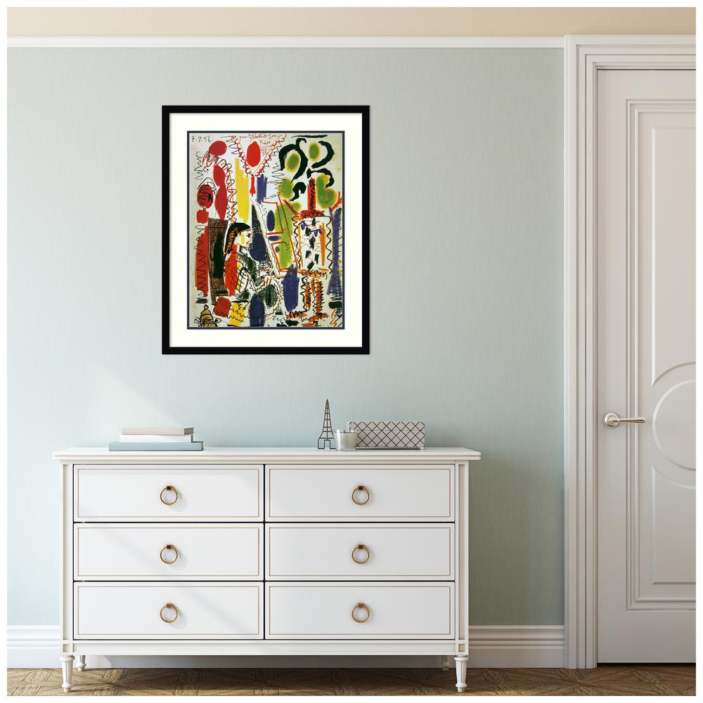 Amanti Art Latelier A Cannes By Pablo Picasso Framed Print