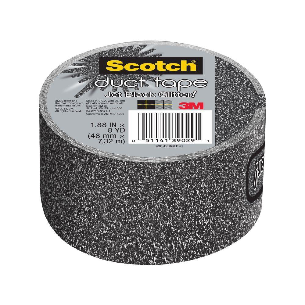 Scotch Duct Tape New 1.88-Inch by 20-Yard Jet Black 