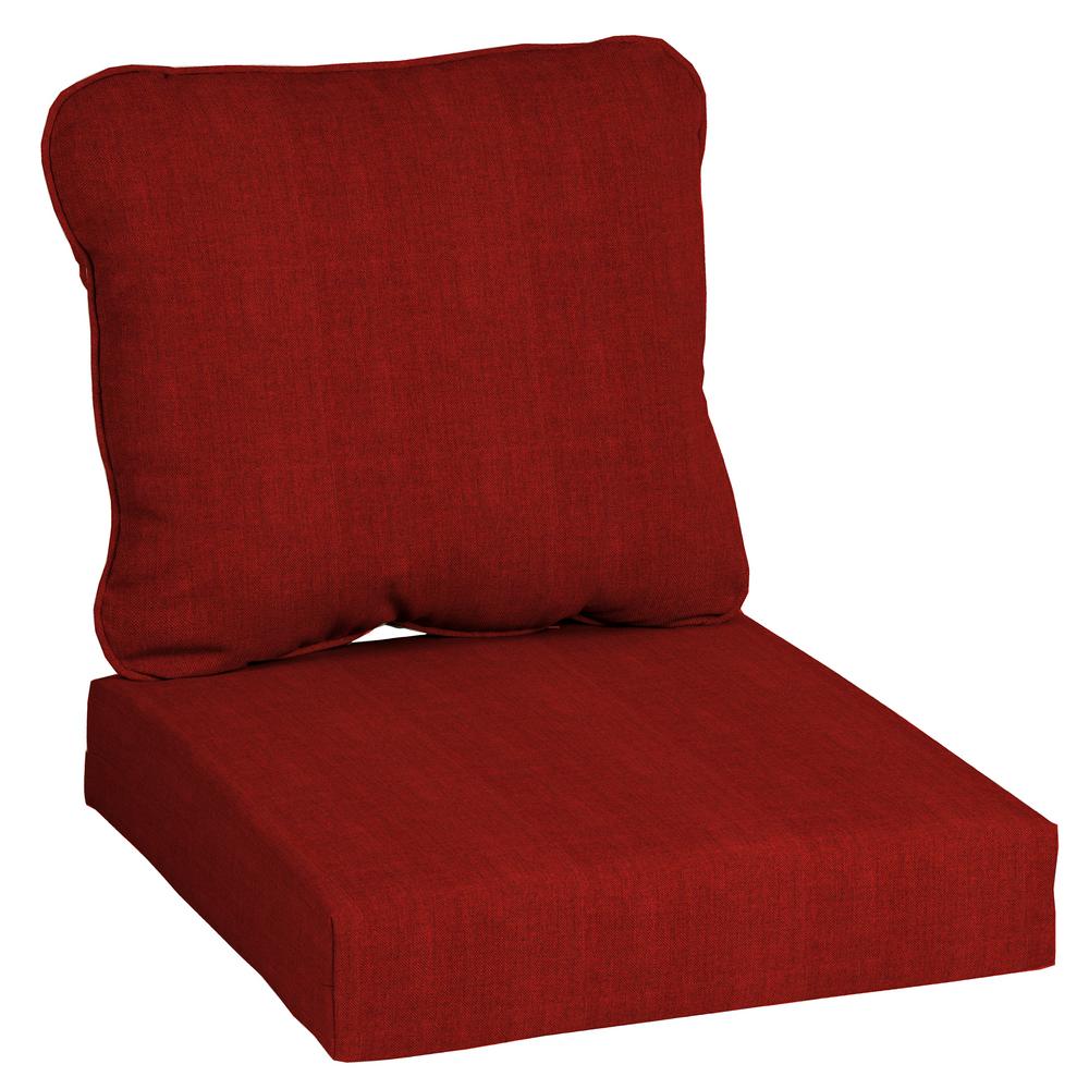 Hampton Bay Cushionguard Chili 2 Piece Deep Seating Outdoor Lounge Hampton Bay Cushionguard Chili 2 Piece