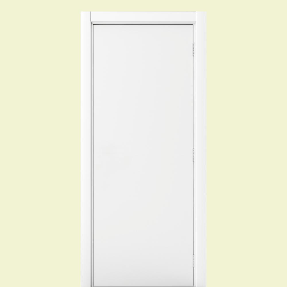 Vert 28 In X 80 In Modern Flat 45 90 Right Handed White Solid