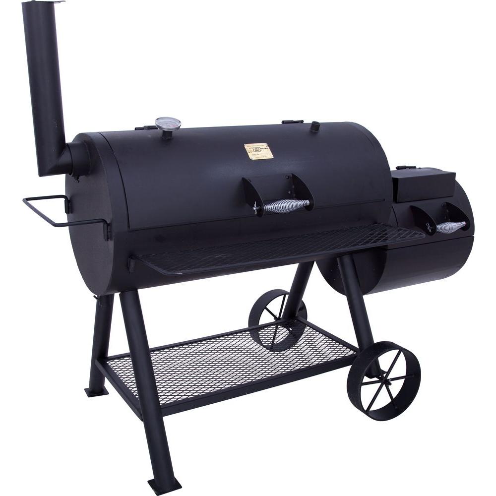 OKLAHOMA JOE'S Longhorn OffSet Smoker1320174705 The Home Depot
