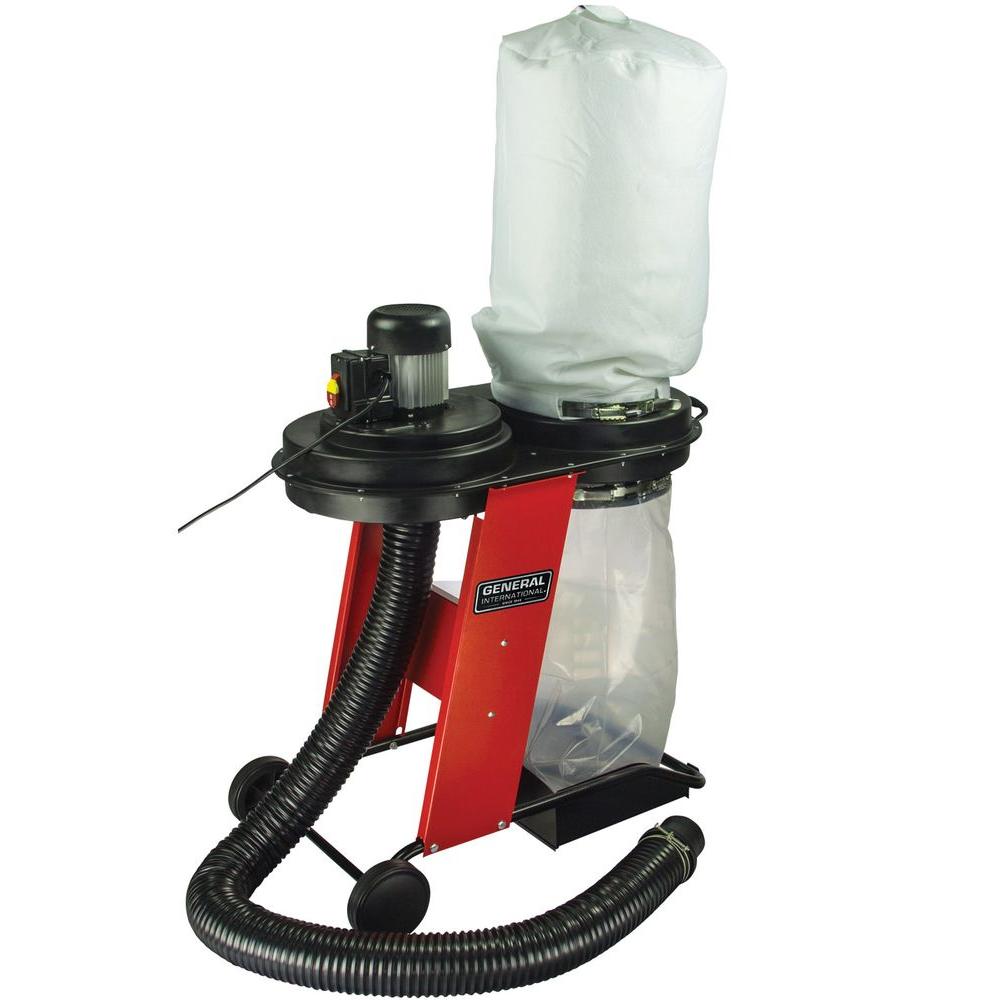 General International 3/4 HP 441 CFM 1Phase 120Volt Vertical Bag Dust