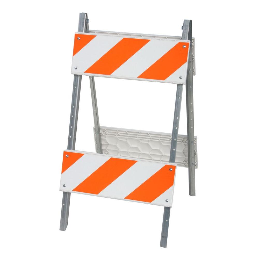 Three D Traffic Works 8/8 in. Plastic/Galvanized EG Sheet Type II ...