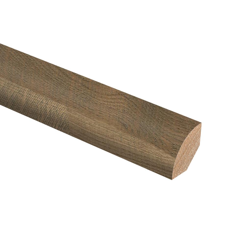 Zamma French Oak Half Moon 3 4 In Thick X Wide 94 Length Hardwood Quarter Round Molding