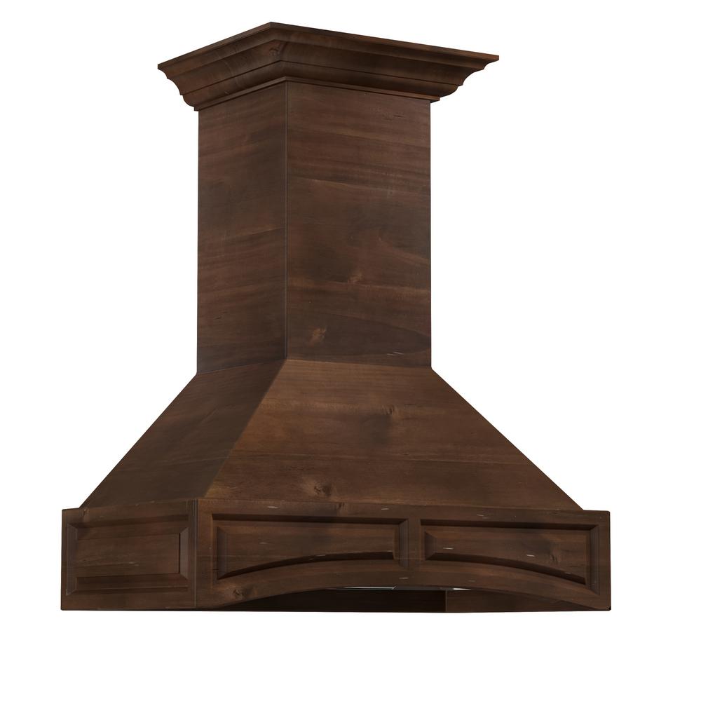 Zline Kitchen And Bath 30 In Wooden Wall Mount Range Hood Walnut Zline Kitchen And Bath 30 In Wooden Wall Mount Range Hood Walnut Includes