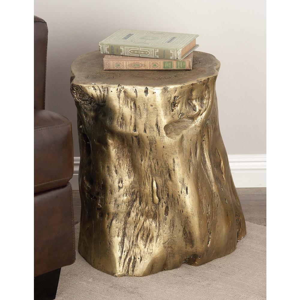 tree trunk stool