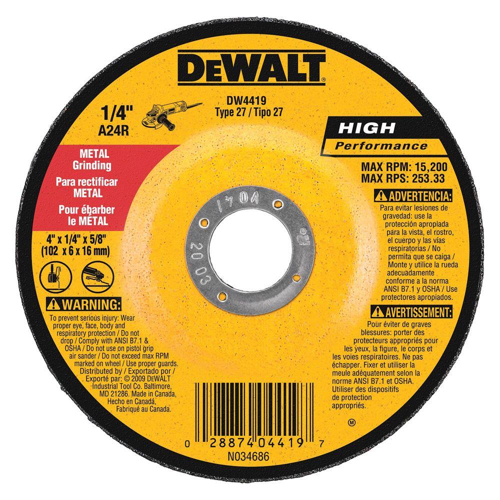 thumbnail image 2 of DeWalt DW8005 10-Inch Metal Cutting Wheels (10-Pack) – A24R Type 1, 7/64-Inch Thickness, 5/8-Inch Arbor 2 of 14