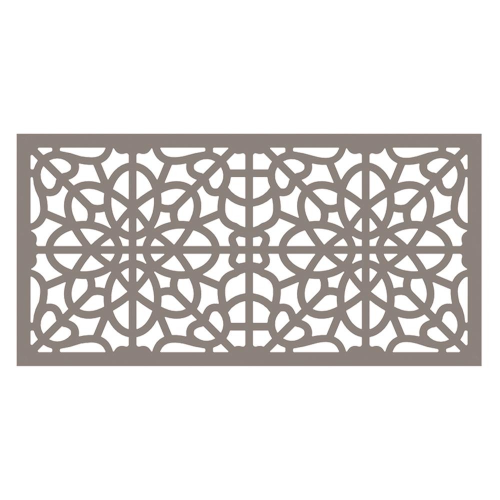 grey vinyl lattice panels