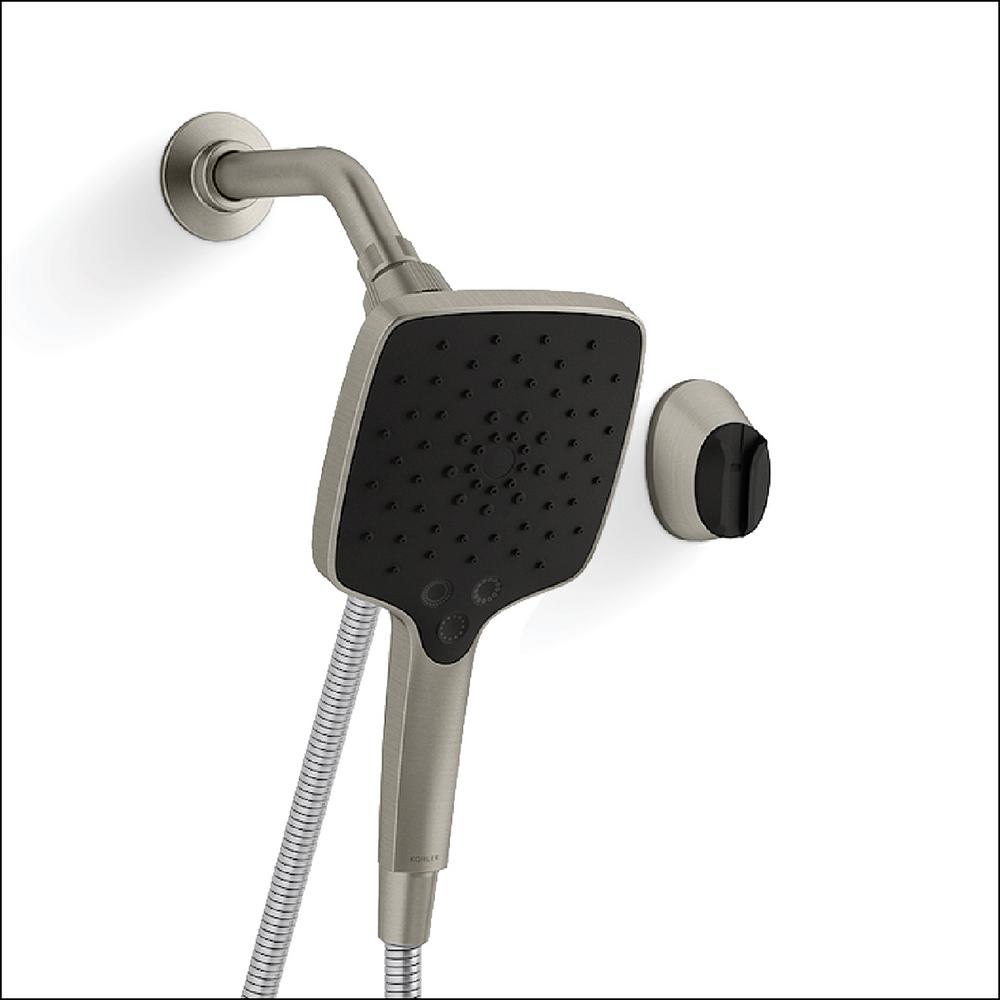 KOHLER Rain Duet 3Spray 1.75 GPM 5.125 in. Wall Mount Handheld Shower