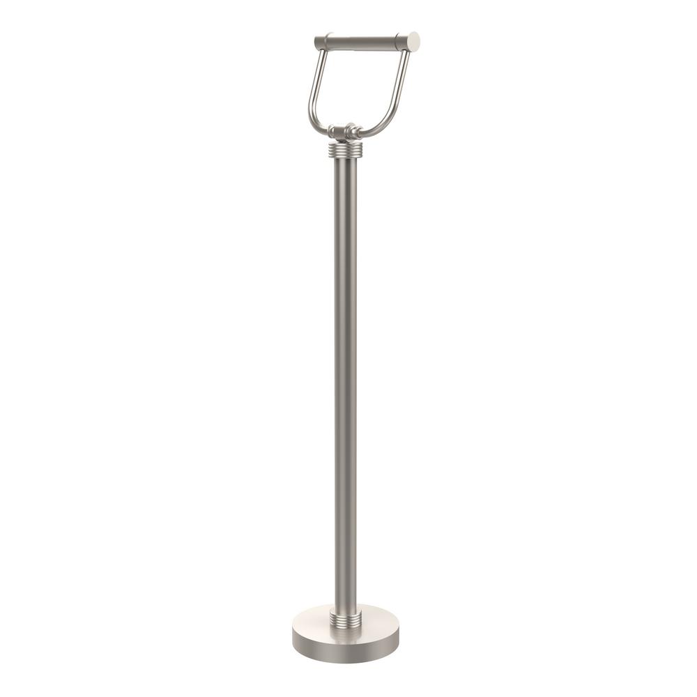 Gatco Latitude II Square Free Standing Toilet Paper Holder in Satin