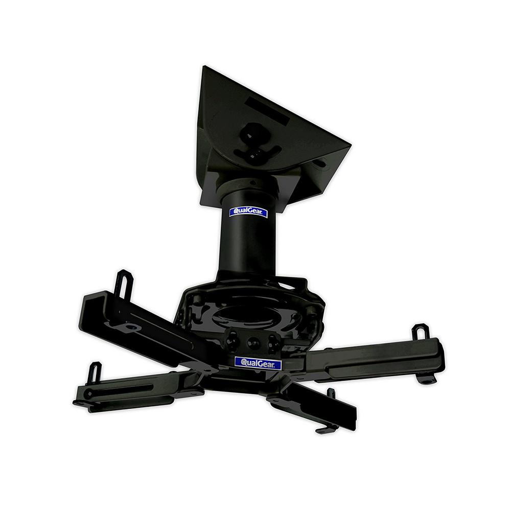 Qualgear Pro Av Projector Mount Kit With A Vaulted Ceiling Adapter