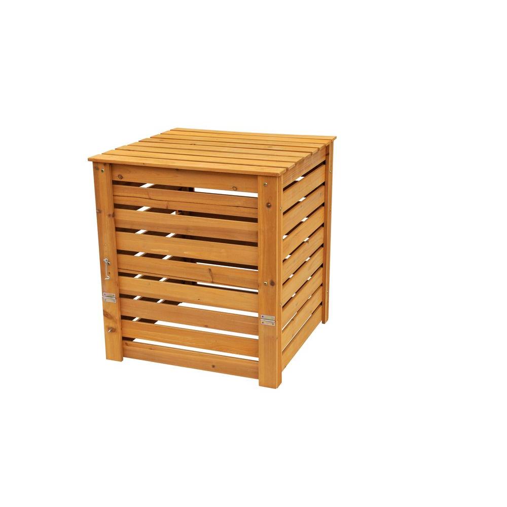 Leisure Season 27 in. x 27 in. x 30 in. 8.5 gal. Cedar Compost Bin