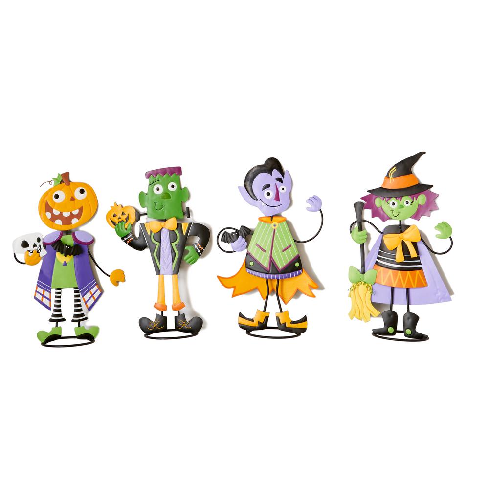 24 in Metal Standing Halloween Figures 4 Set 8859 The 