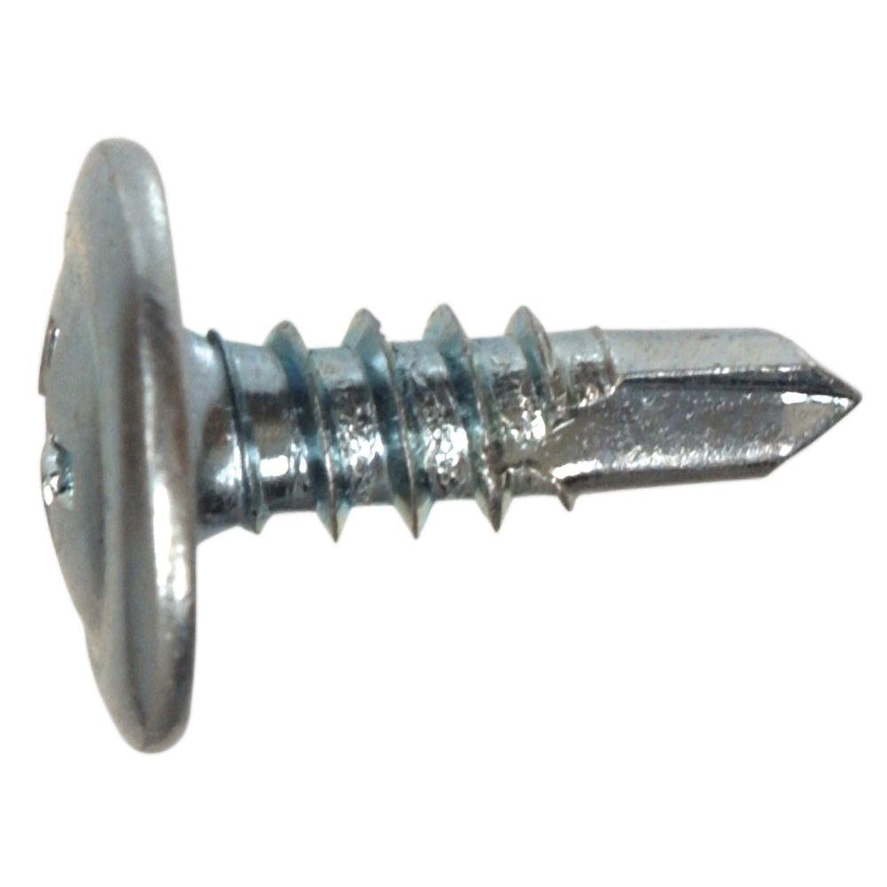 100 SnapFence White Modular Vinyl Fence Replacement Screw Pan Head Self Tapping