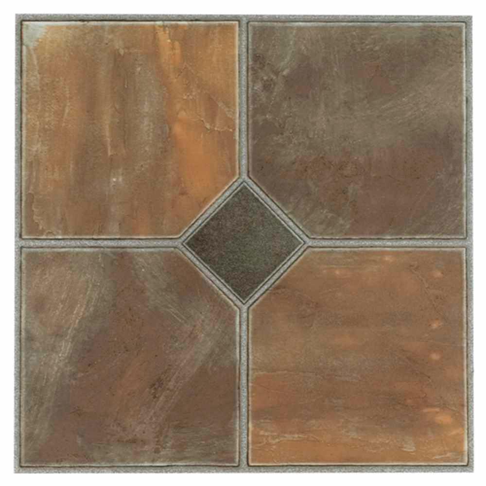 Trafficmaster Premium 12 In X Morocco Slate Vinyl Tile 30 Trafficmaster Premium 12 In X Morocco Slate Vinyl Tile 30 Sq Ft Case Tm061c The Home Depot
