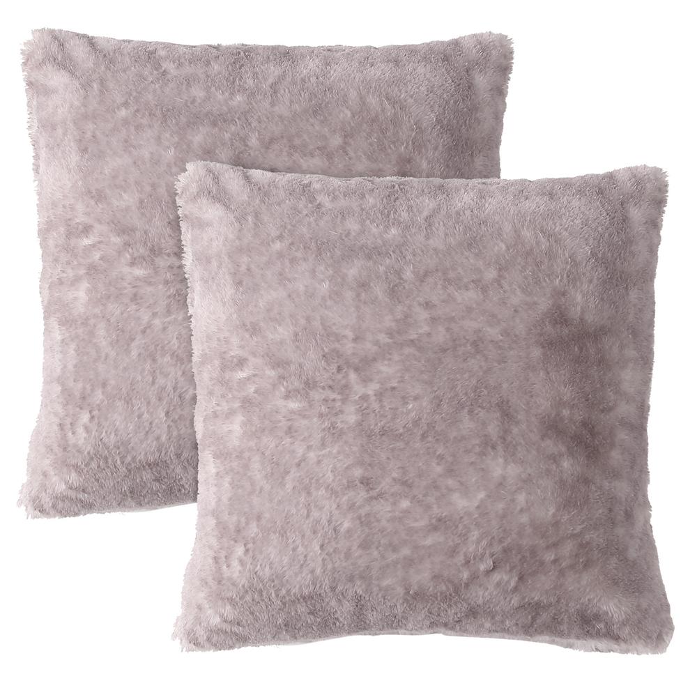 Morgan Home Morgan Home Millburn Faux Fur Lavender Solid Faux Fur