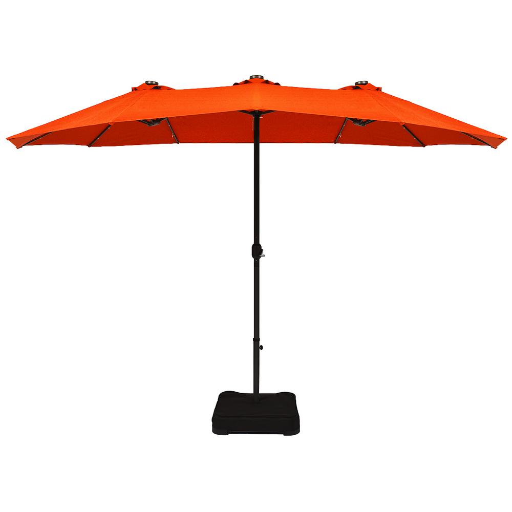 Orange Market Umbrellas Patio Umbrellas The Home Depot