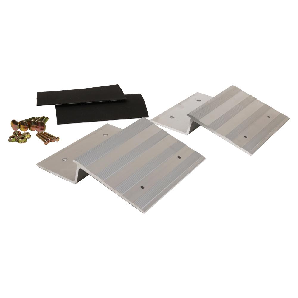 Cargosmart 8 In Aluminum Ramp Plate Kit Box Of 2 1231 The Home Depot