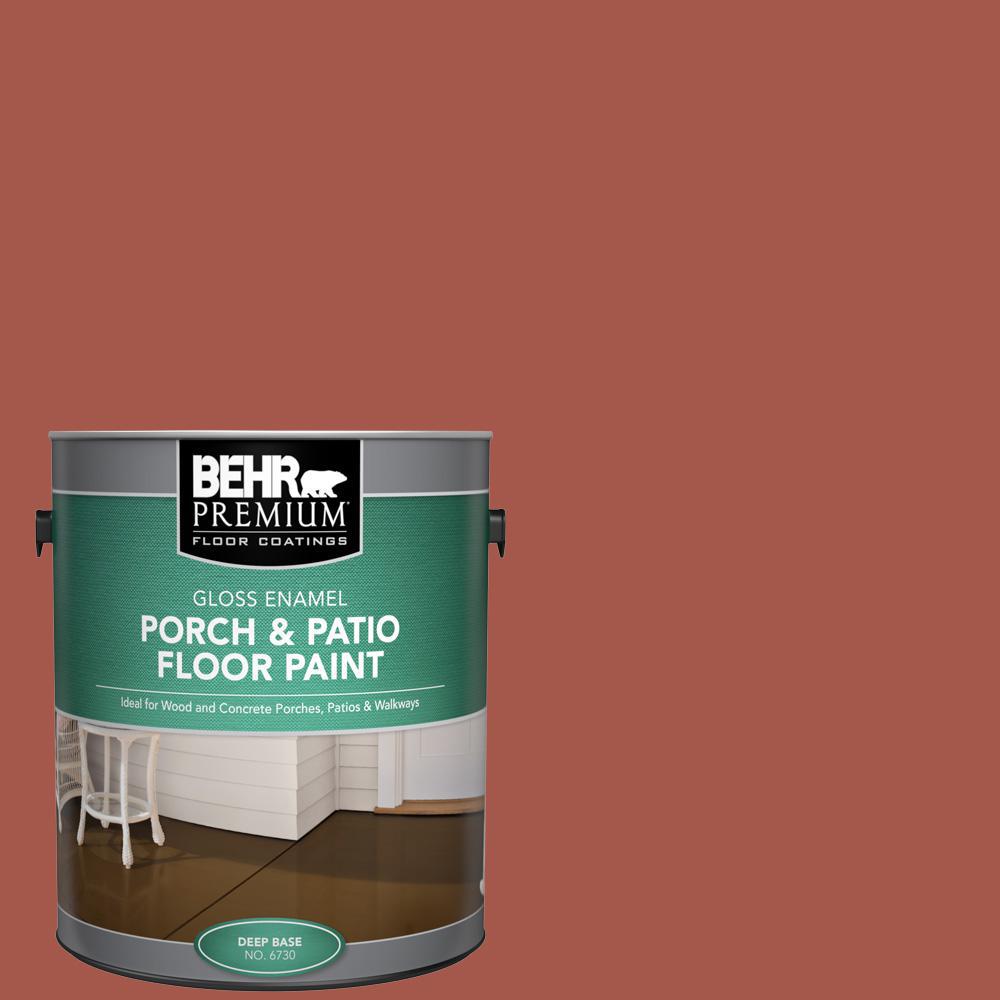 BEHR Premium 1 gal. #PPU2-15 Cajun Red Gloss Enamel Interior/Exterior ...
