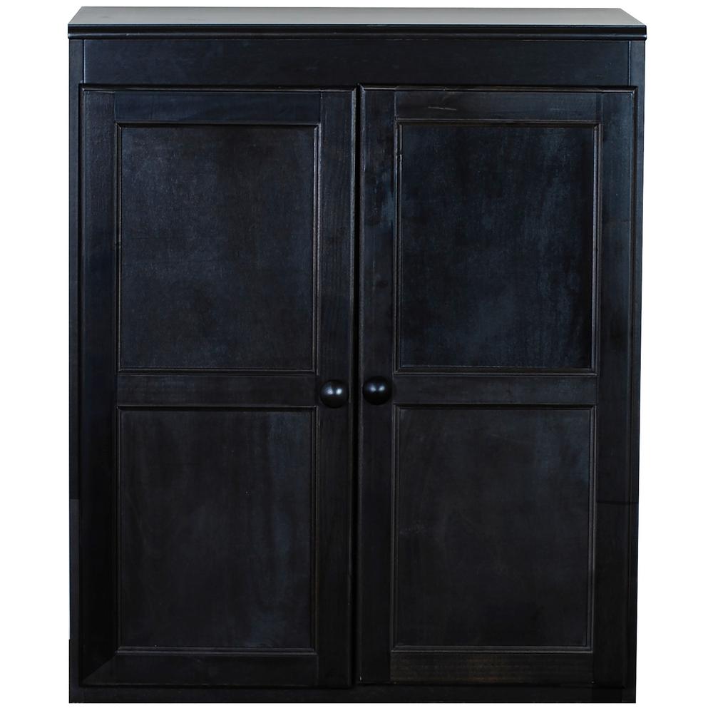 Concepts In Wood Espresso Multi Use Storage Pantry Kt613c 3036 E Concepts In Wood Espresso Multi Use Storage Pantry