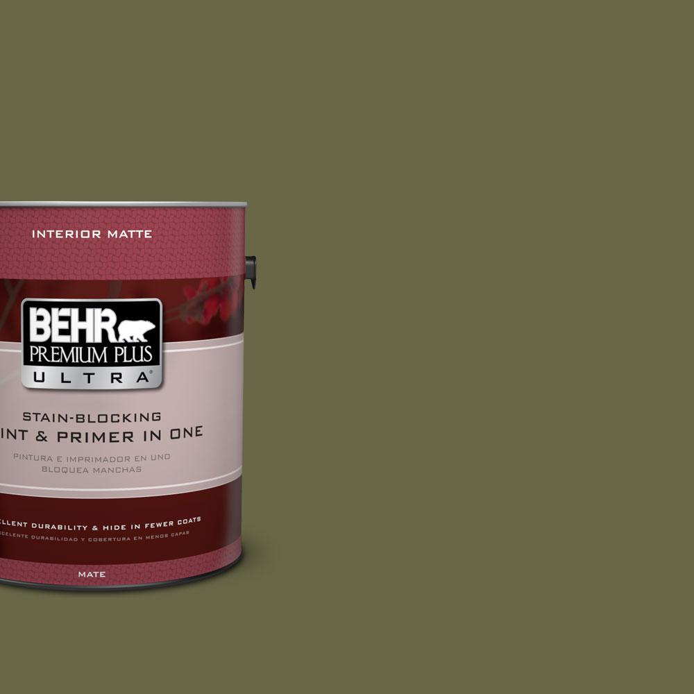 BEHR Premium Plus Ultra 1 gal. PPU924 Amazon Jungle Flat/Matte