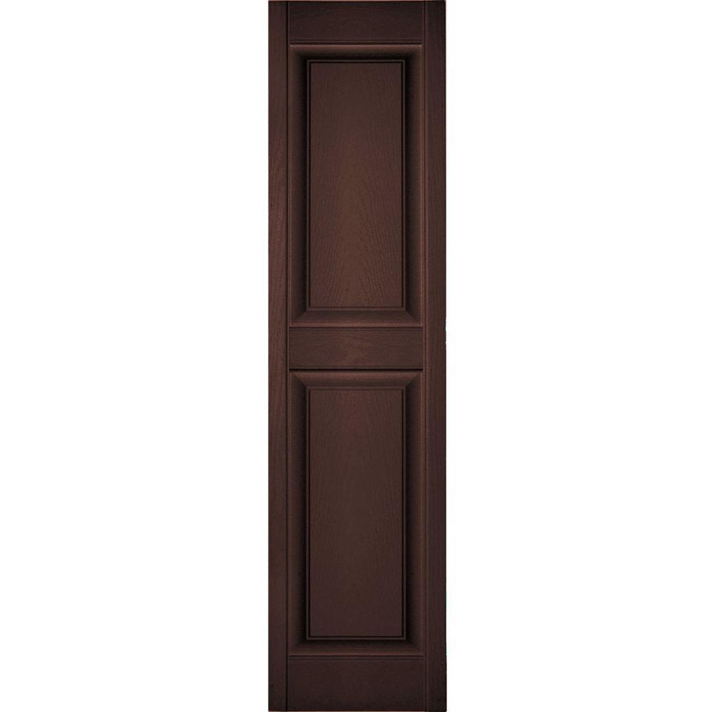 Exterior Shutters Doors Windows The Home Depot Lifetime Vinyl Custom 2 Equal Raised Panel Shutters Pair