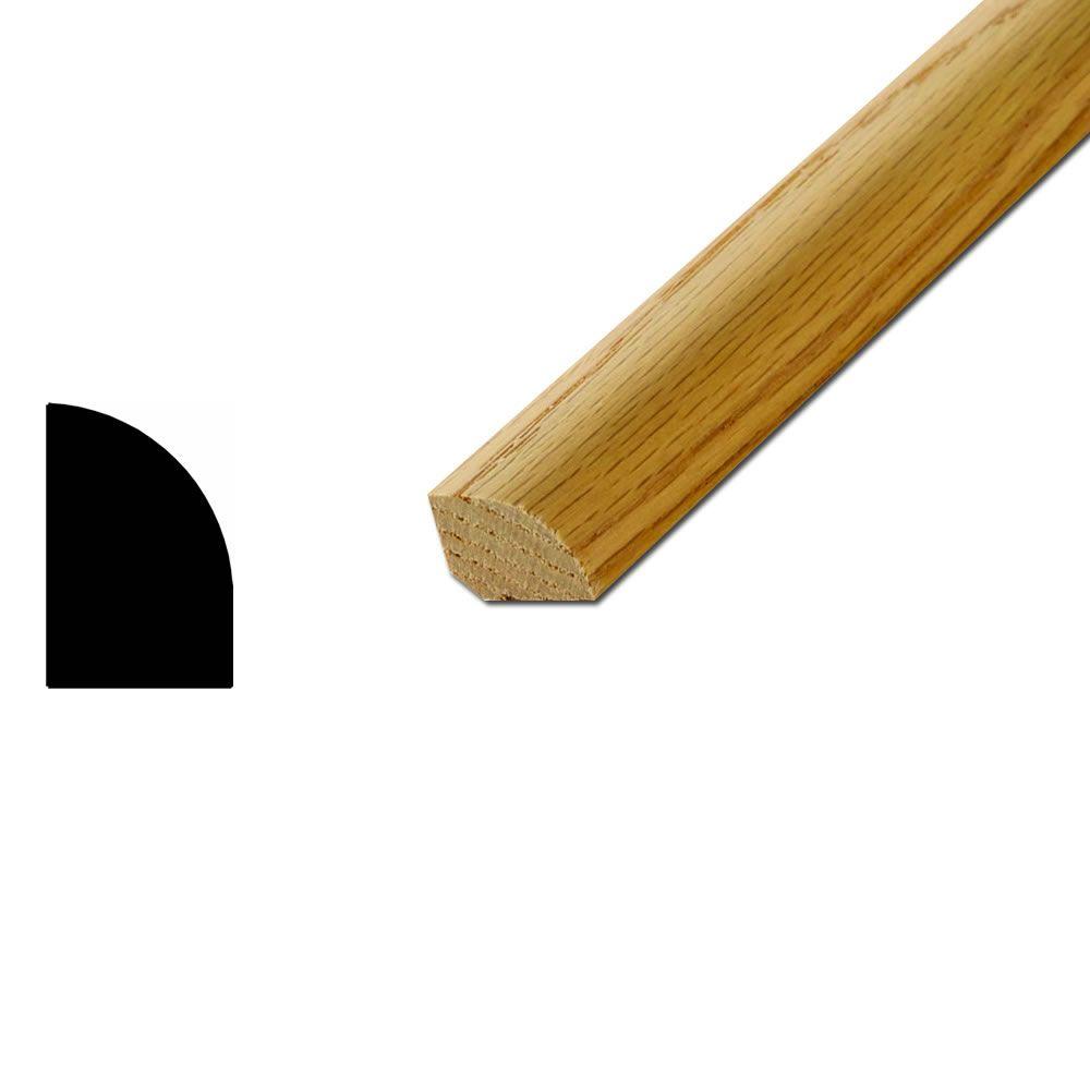 American Wood Moulding WM 126 1/2 in. x 3/4 in. Natural PreFinished