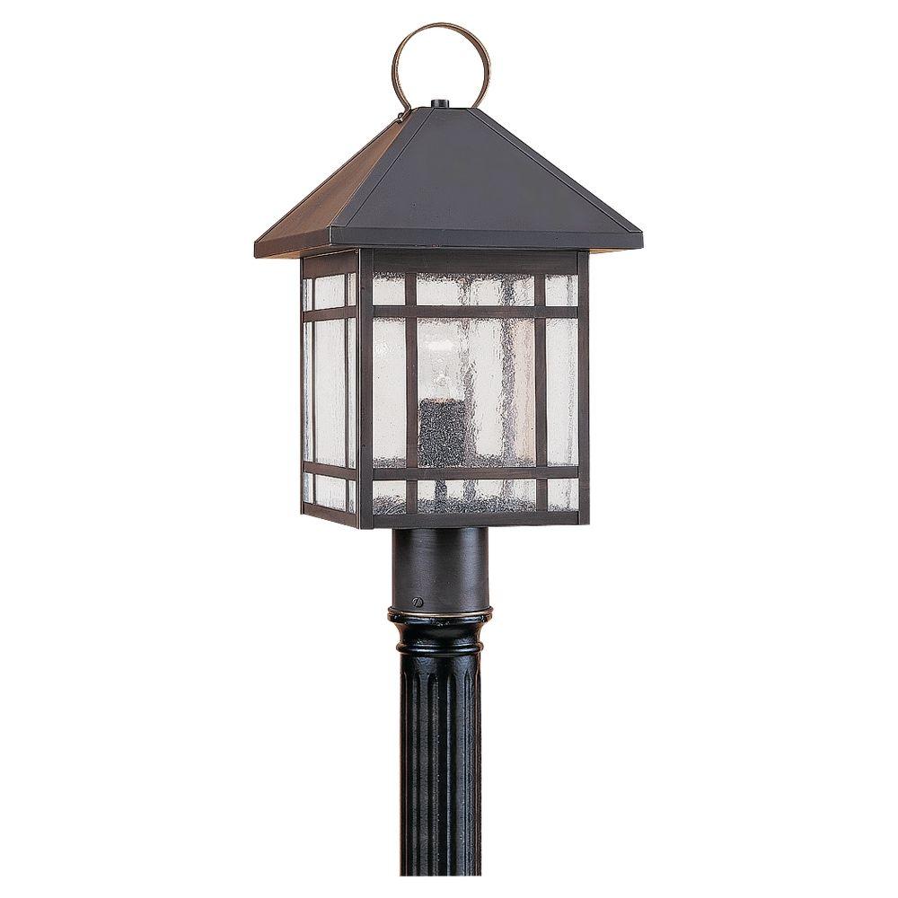 Sea Gull Lighting Largo 1 Light Outdoor Antique Bronze Post Top Sea Gull Lighting Largo 1 Light Outdoor Antique Bronze Post Top
