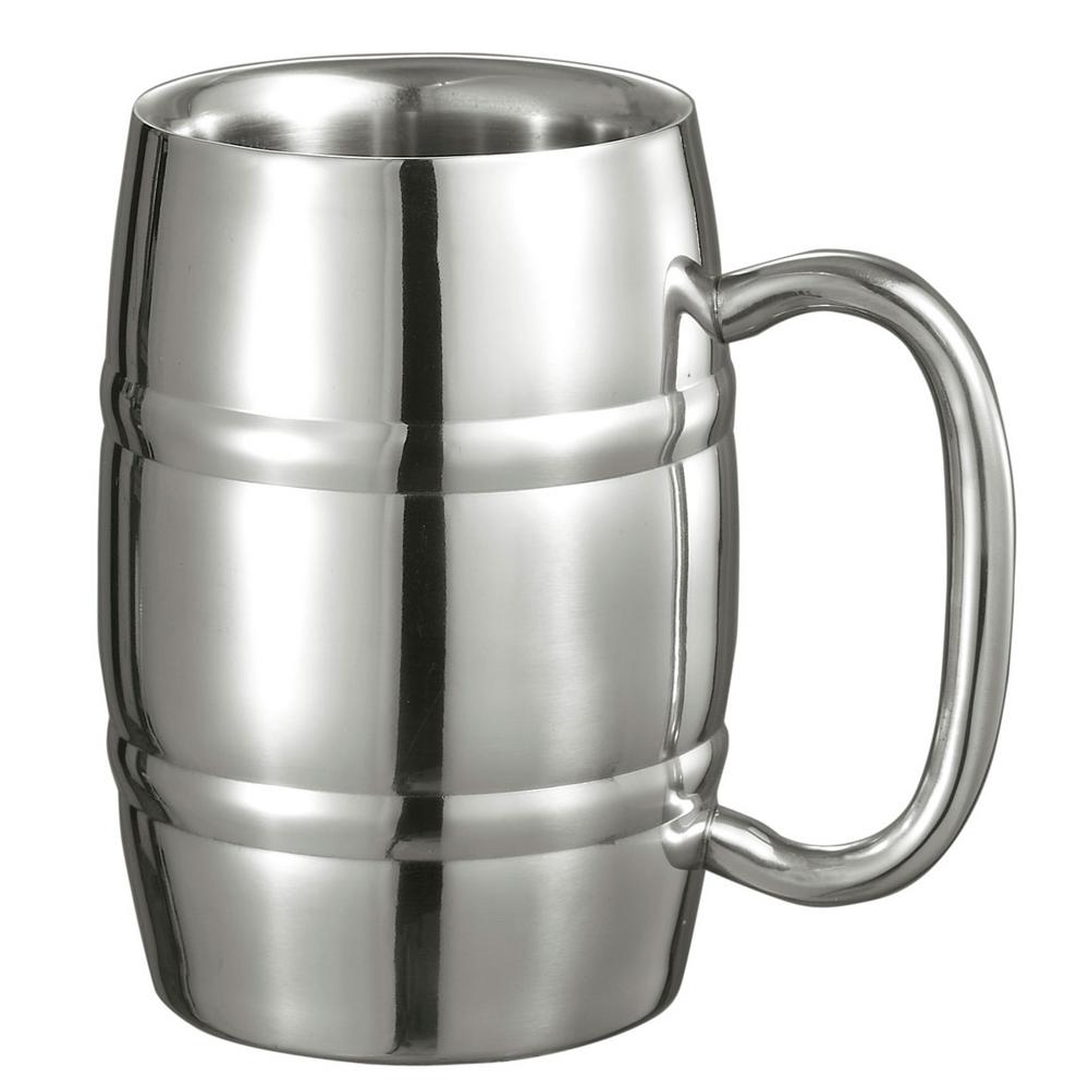 Visol Big Cooper 13 Oz Double Walled Stainless Steel Mug Vac358 The