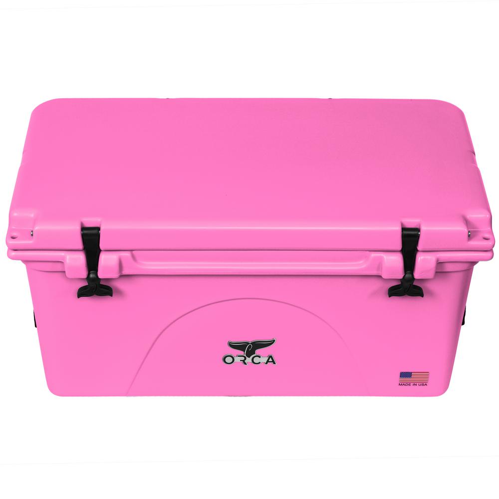 pink cooler with wheels