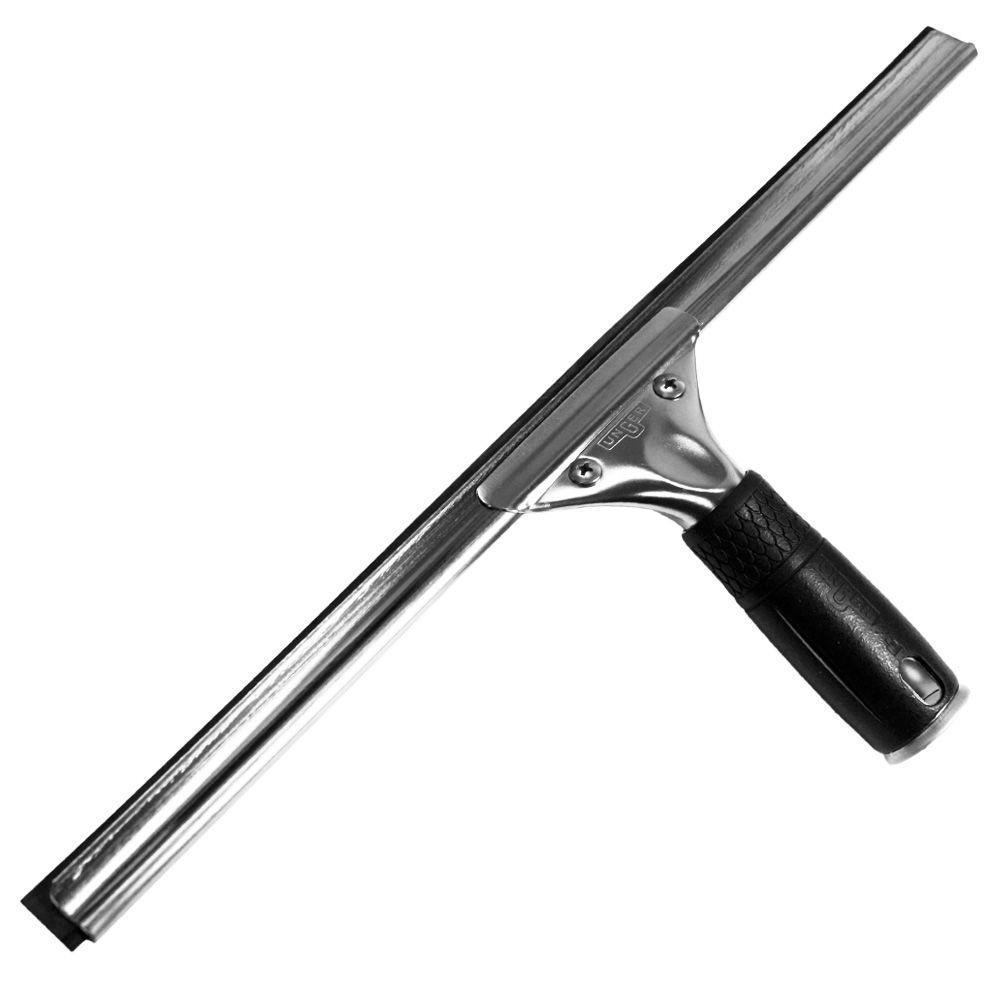 Unger 16 in. Stainless Steel Window Squeegee with Rubber Grip and Bonus