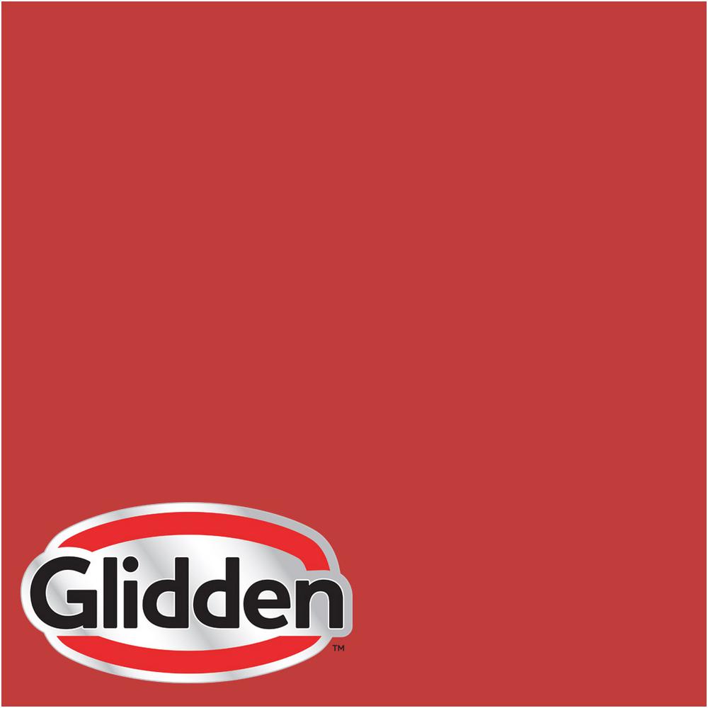 Glidden Premium 8 Oz Hdgr53 Red Geranium Satin Interior Paint Hdgr53 Red Geranium Satin Interior Paint Sample