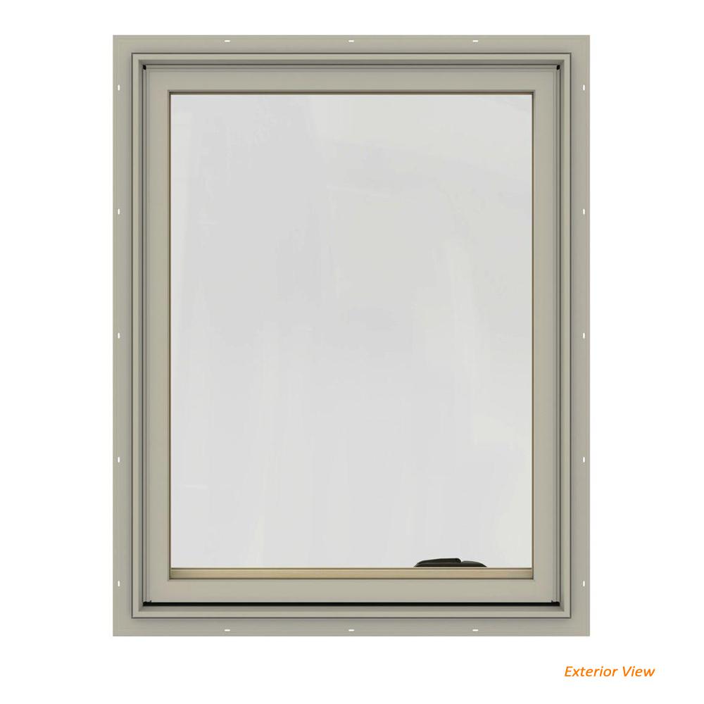 JELD-WEN 36.75 In. X 40.75 In. W-2500 Series Desert Sand Painted Clad ...