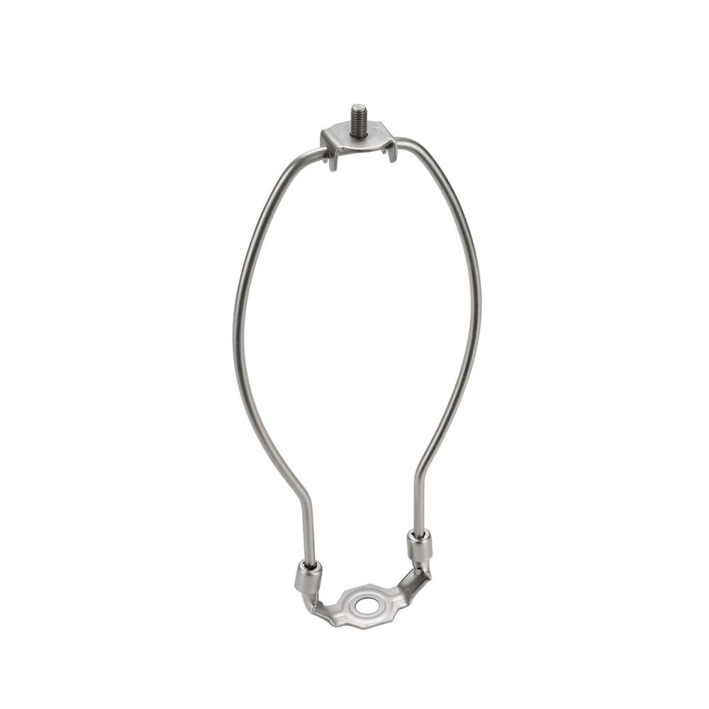 Aspen Creative Corporation 8 1 2 In Satin Nickel Detachable Lamp Aspen Creative Corporation 8 1 2 In Satin Nickel Detachable Lamp Harp With