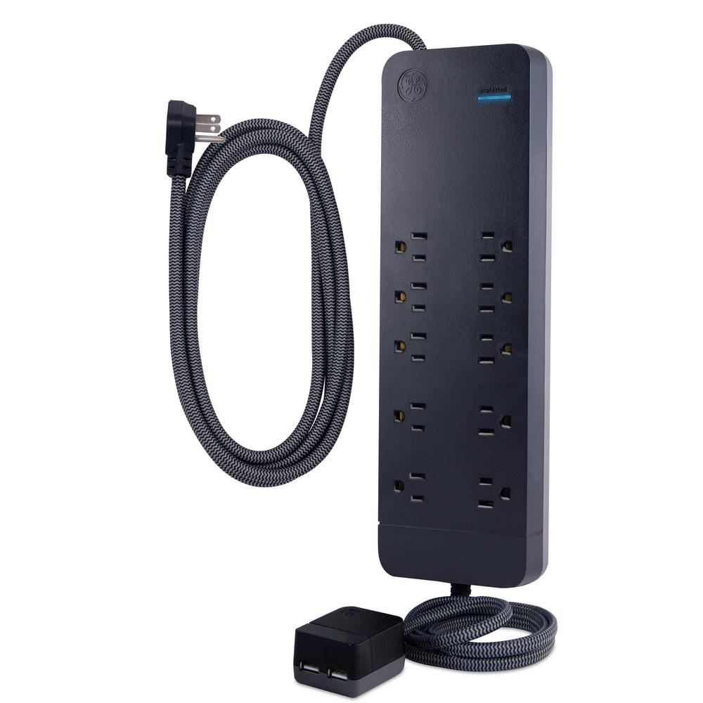 Philips 8Outlet Power Strip Surge Protector with 8 ft. extralong