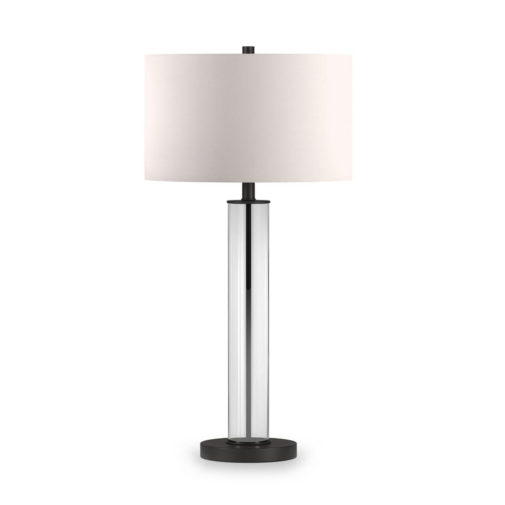 Camden&Wells - Harlow Table Lamp - Clear/Black