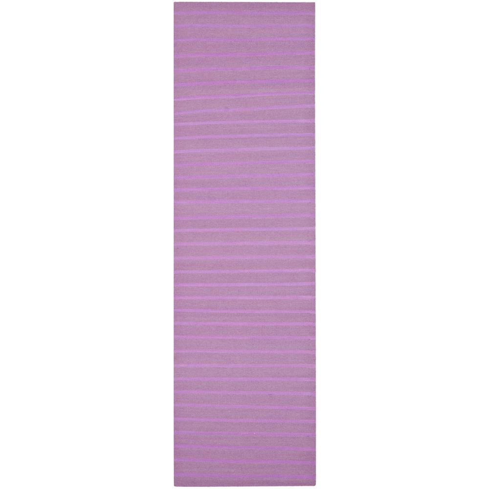 Safavieh Dhurries Lavender 3 ft. x 6 ft. Runner RugDHU313C26 The