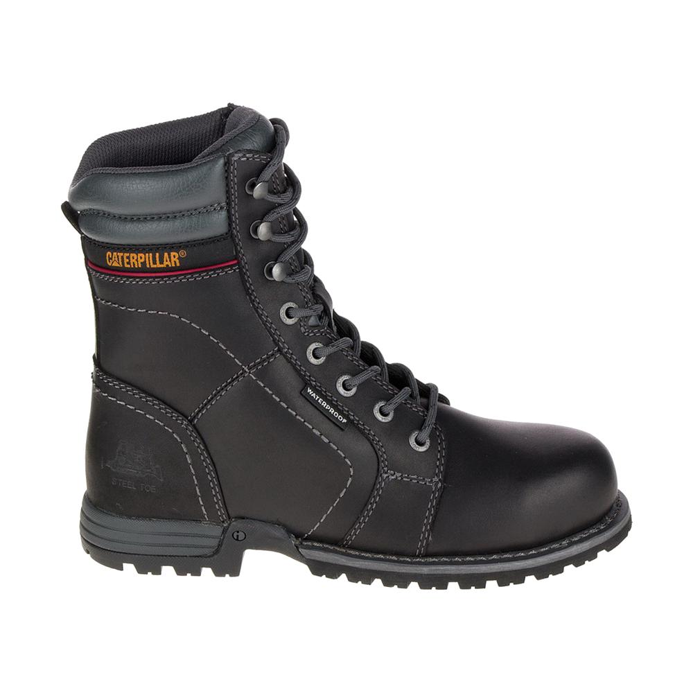 cat women's echo waterproof steel toe work boots