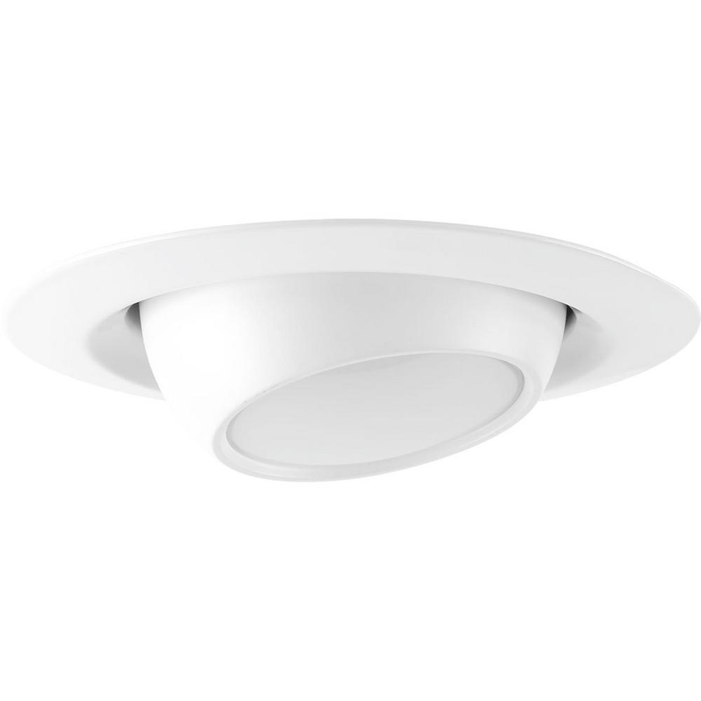 Progress Lighting Recessed Trims Satin White Integrated Led Recessed Trim