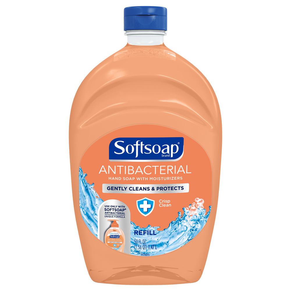 Softsoap 50 oz. AntiBacterial Crisp Clean Liquid Hand Soap Refill