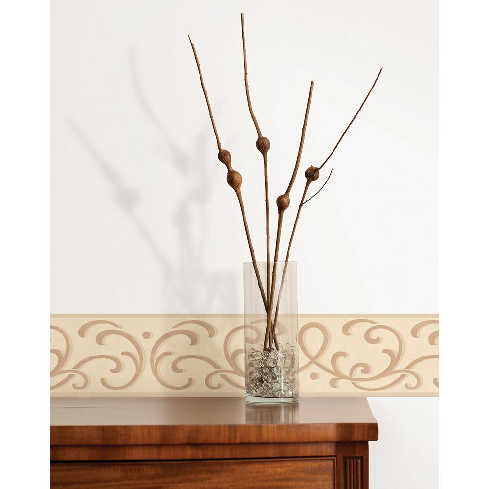 Brewster Tea Cups Peel and Stick Wallpaper BorderTFDB50041 The Home