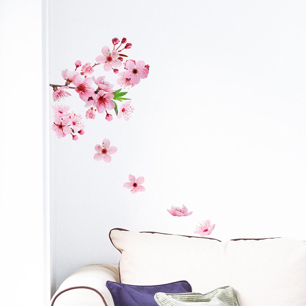 Pink Cherry Blossom Wall Decal CR-54327 