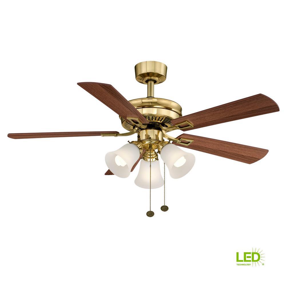 Hampton Bay Sinclair 44 In Led Indoor Tarnished Bronze Ceiling Fan With Light Kit Hampton Bay Sinclair 44 In Led Indoor Tarnished Bronze Ceiling Fan With Light Kit Al958 Tb The Home Depot