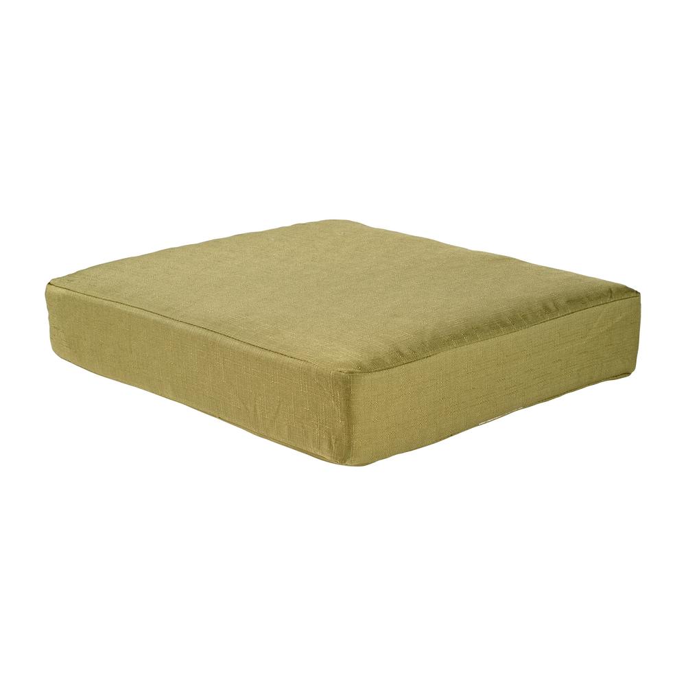 Green Ottoman Cushions Outdoor Cushions The Home Depot