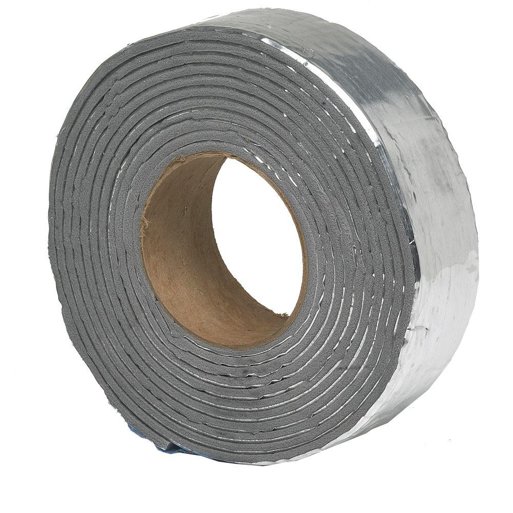 Self adhesive duct insulation