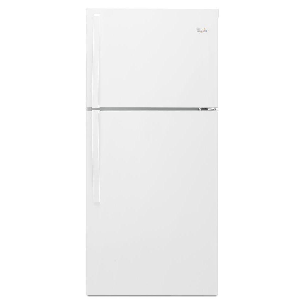 Whirlpool 30 in. W 18.2 cu. ft. Top Freezer Refrigerator in White